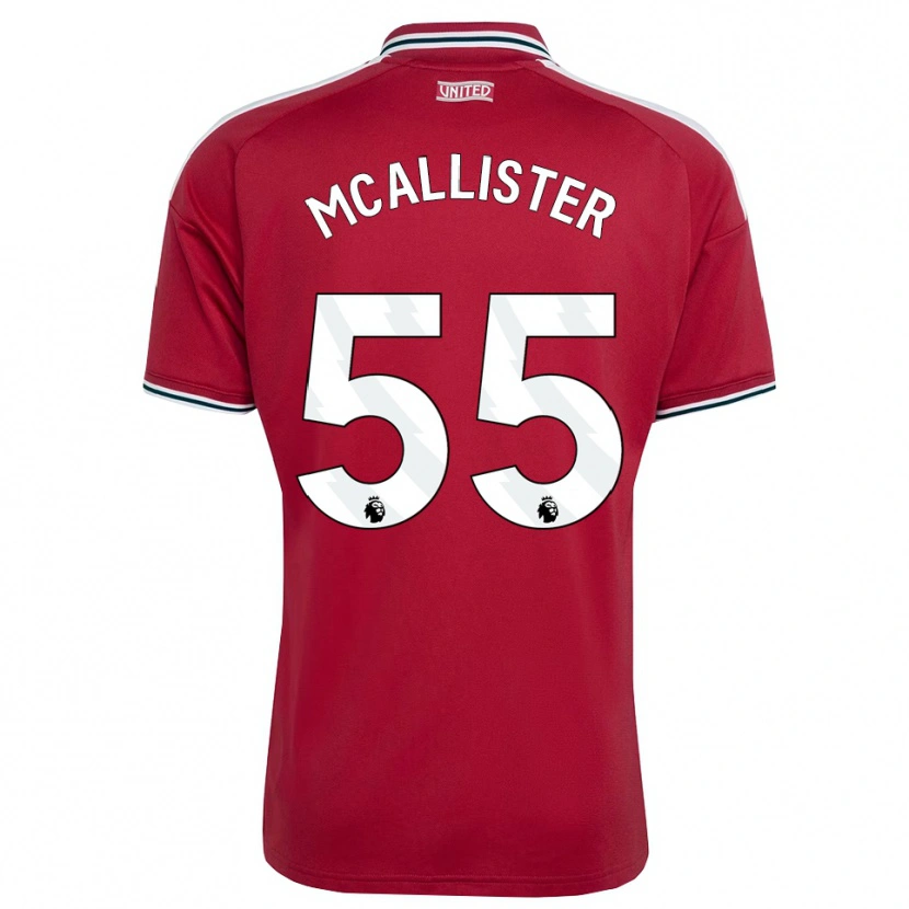 Danxen Dames Finley Mcallister #55 Rood Geel Wit Thuisshirt Thuistenue 2026/27 T-Shirt