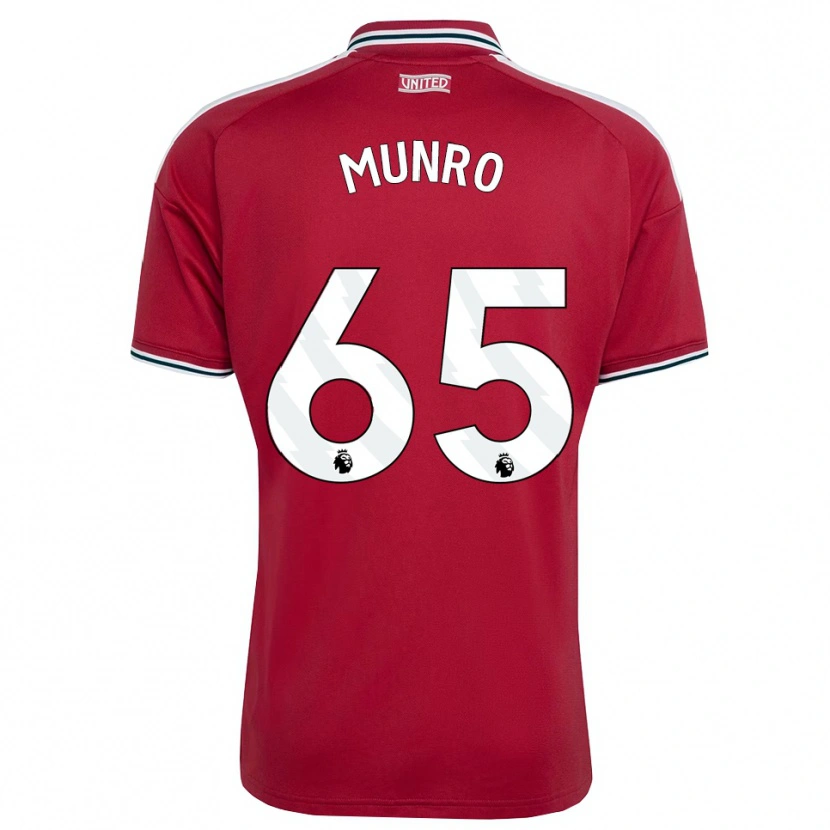 Danxen Dames Reece Munro #65 Rood Geel Wit Thuisshirt Thuistenue 2026/27 T-Shirt