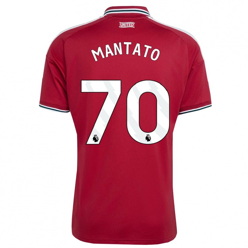 Danxen Dames Bendito Mantato #70 Rood Geel Wit Thuisshirt Thuistenue 2026/27 T-Shirt