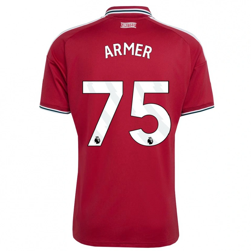 Danxen Dames Daniel Armer #75 Rood Geel Wit Thuisshirt Thuistenue 2026/27 T-Shirt