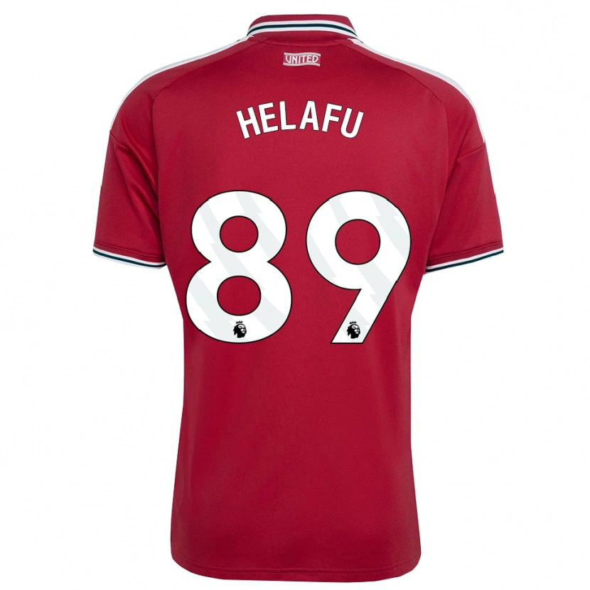 Danxen Dames Yuel Helafu #89 Rood Geel Wit Thuisshirt Thuistenue 2026/27 T-Shirt