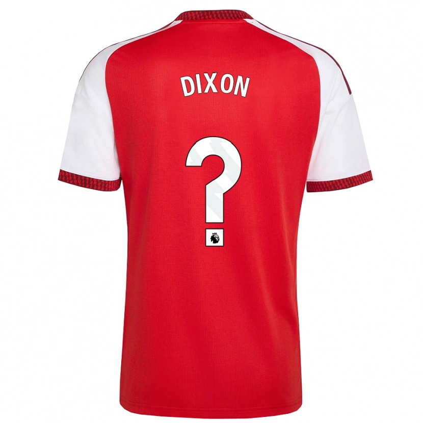 Danxen Dames Danny Dixon #0 Rood Wit Zwart Thuisshirt Thuistenue 2026/27 T-Shirt