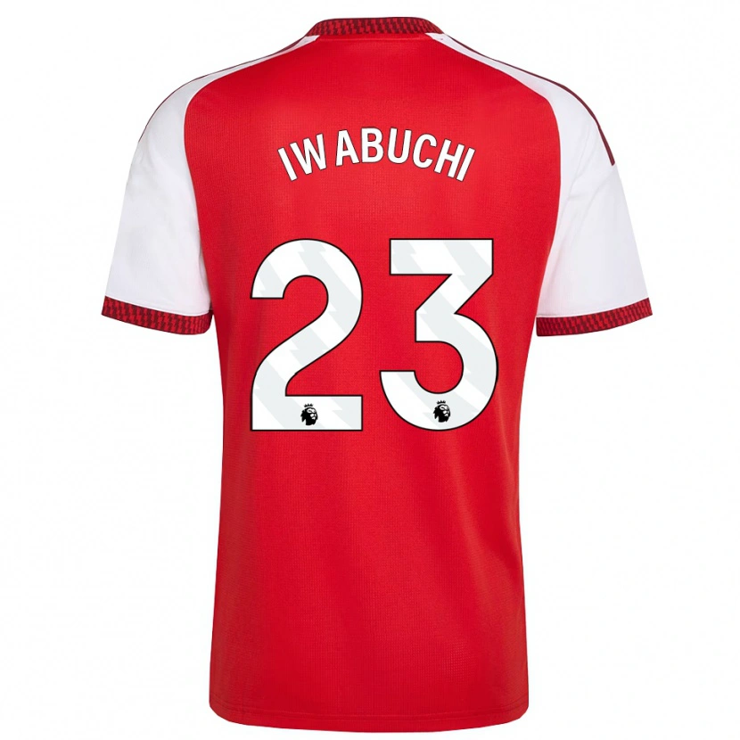 Danxen Dames Mana Iwabuchi #23 Rood Wit Zwart Thuisshirt Thuistenue 2026/27 T-Shirt