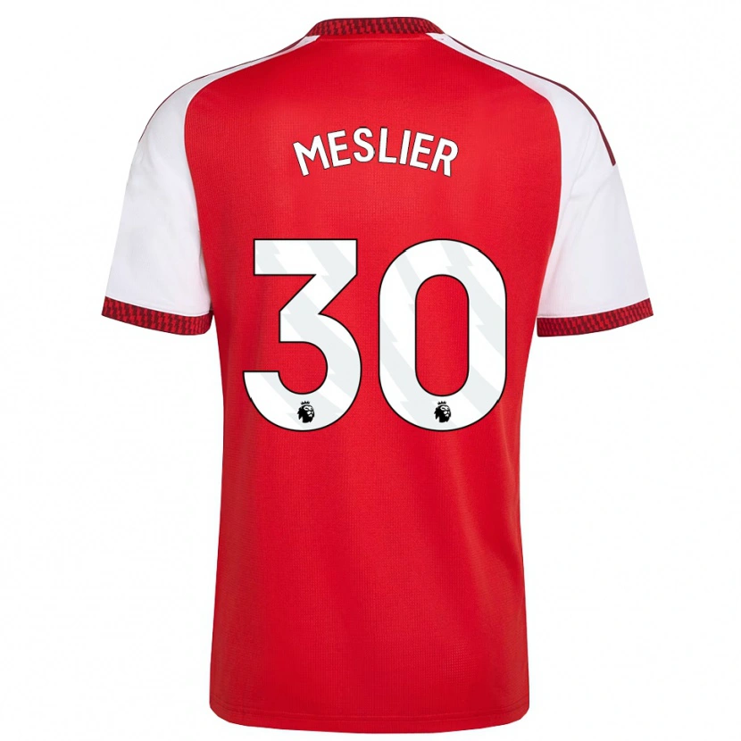 Danxen Dames Illan Meslier #30 Rood Wit Zwart Thuisshirt Thuistenue 2026/27 T-Shirt