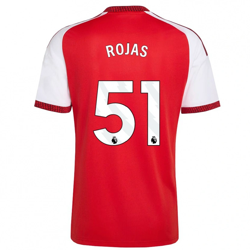 Danxen Dames Alexei Rojas #51 Rood Wit Zwart Thuisshirt Thuistenue 2026/27 T-Shirt