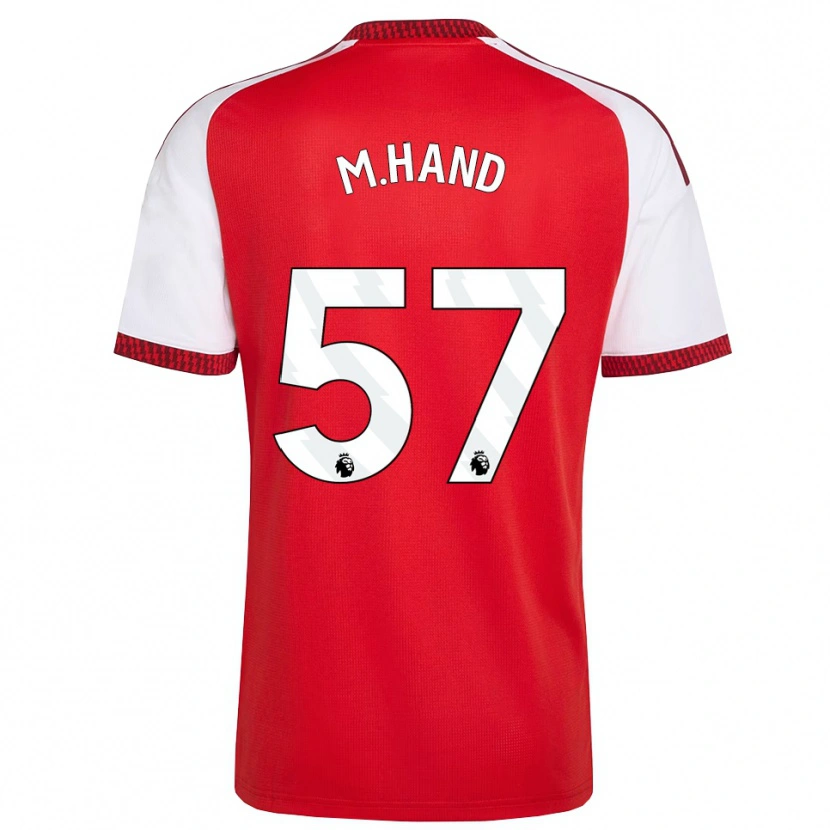 Danxen Dames Ismail Oulad M'hand #57 Rood Wit Zwart Thuisshirt Thuistenue 2026/27 T-Shirt