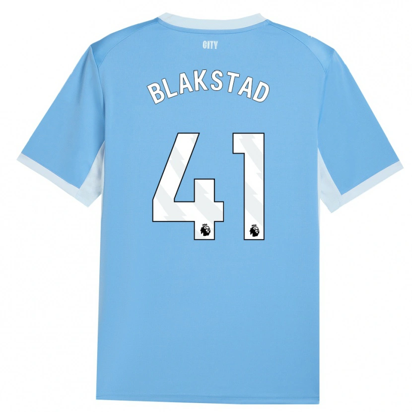 Danxen Dames Julie Blakstad #41 Licht Hemelsblauw Wit Thuisshirt Thuistenue 2026/27 T-Shirt