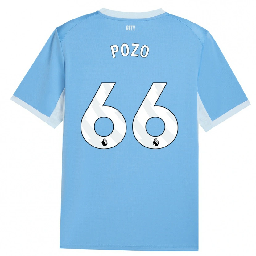 Danxen Dames Iker Pozo #66 Licht Hemelsblauw Wit Thuisshirt Thuistenue 2026/27 T-Shirt