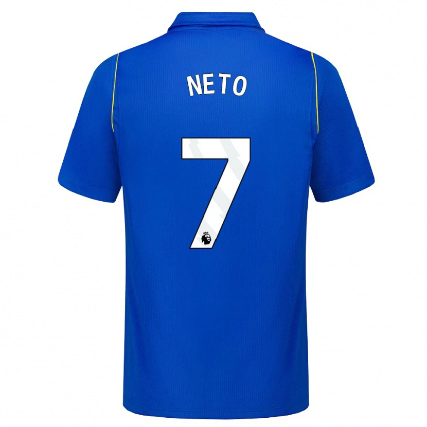 Danxen Dames Pedro Neto #7 Blauw Geel Thuisshirt Thuistenue 2026/27 T-Shirt