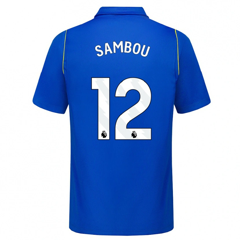 Danxen Dames Gabriel Sambou #12 Blauw Geel Thuisshirt Thuistenue 2026/27 T-Shirt