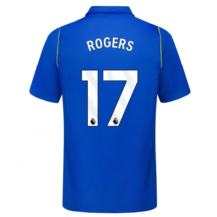 Danxen Dames Morgan Rogers #17 Blauw Geel Thuisshirt Thuistenue 2026/27 T-Shirt