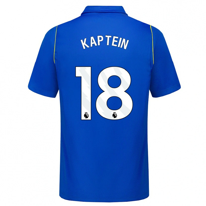 Danxen Dames Wieke Kaptein #18 Blauw Geel Thuisshirt Thuistenue 2026/27 T-Shirt