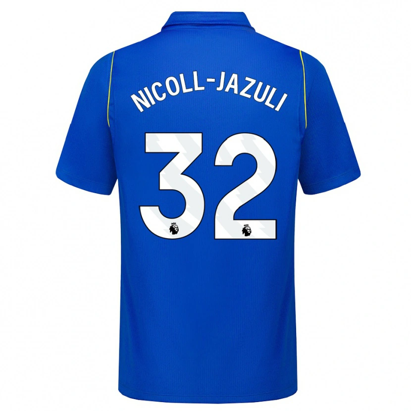 Danxen Dames Mahdi Nicoll-Jazuli #32 Blauw Geel Thuisshirt Thuistenue 2026/27 T-Shirt