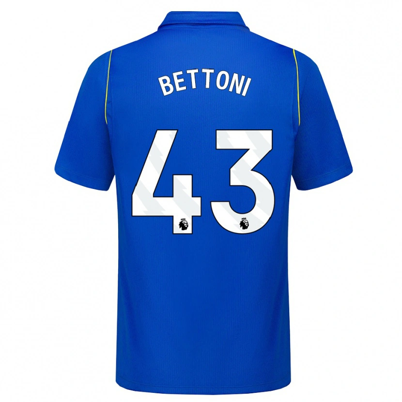 Danxen Dames Harrison Bettoni #43 Blauw Geel Thuisshirt Thuistenue 2026/27 T-Shirt