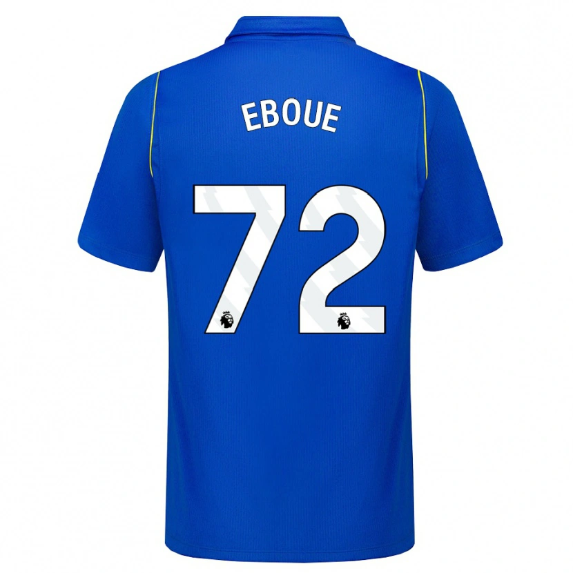 Danxen Dames Mathis Eboué #72 Blauw Geel Thuisshirt Thuistenue 2026/27 T-Shirt