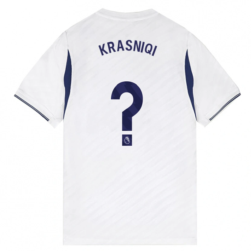 Danxen Dames Elliot Krasniqi #0 Wit Rood Paars Thuisshirt Thuistenue 2026/27 T-Shirt
