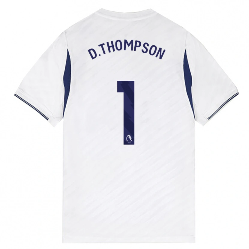 Danxen Dames Dylan Thompson #1 Wit Rood Paars Thuisshirt Thuistenue 2026/27 T-Shirt