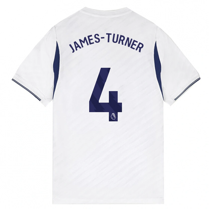 Danxen Dames Amy James-Turner #4 Wit Rood Paars Thuisshirt Thuistenue 2026/27 T-Shirt