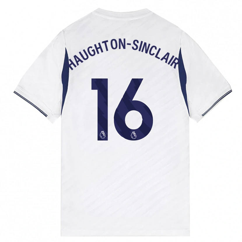 Danxen Dames Ashiah Haughton-Sinclair #16 Wit Rood Paars Thuisshirt Thuistenue 2026/27 T-Shirt