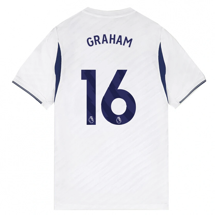 Danxen Dames Kit Graham #16 Wit Rood Paars Thuisshirt Thuistenue 2026/27 T-Shirt