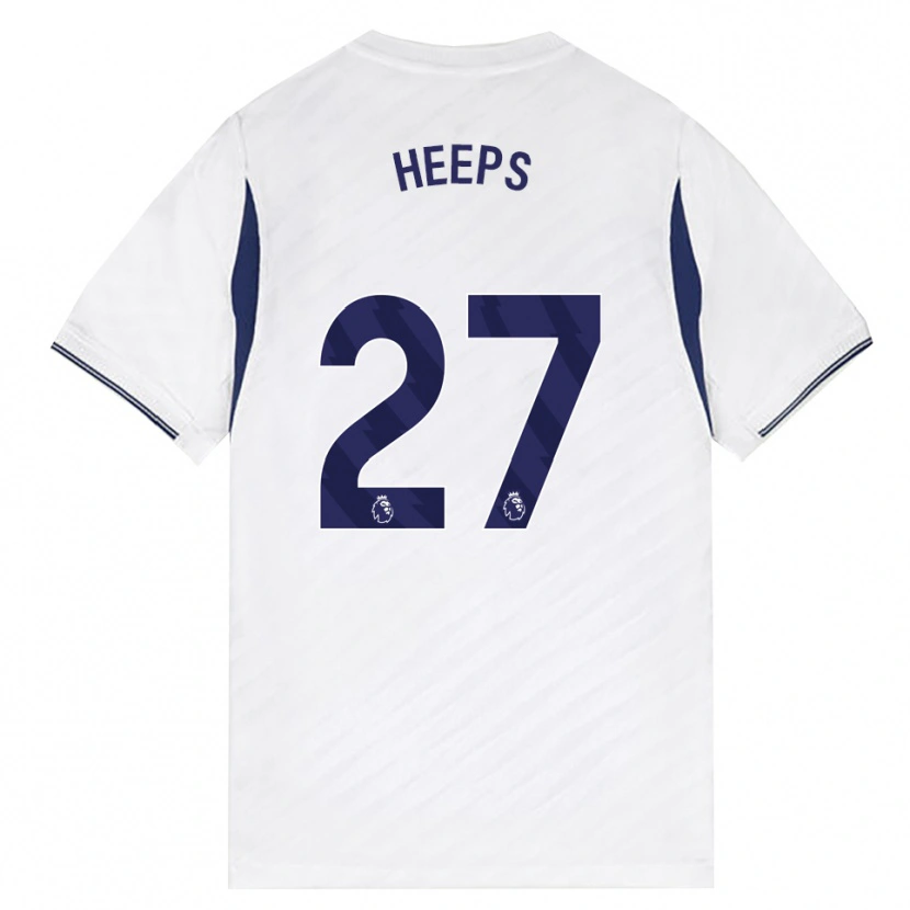 Danxen Dames Eleanor Heeps #27 Wit Rood Paars Thuisshirt Thuistenue 2026/27 T-Shirt