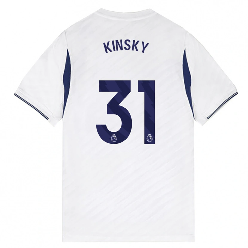 Danxen Dames Antonín Kinský #31 Wit Rood Paars Thuisshirt Thuistenue 2026/27 T-Shirt