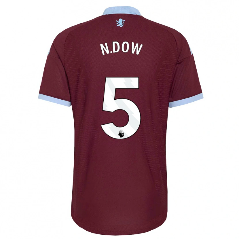 Danxen Dames Elisha N'dow #5 Korenbloemblauw Bordeaux Thuisshirt Thuistenue 2026/27 T-Shirt