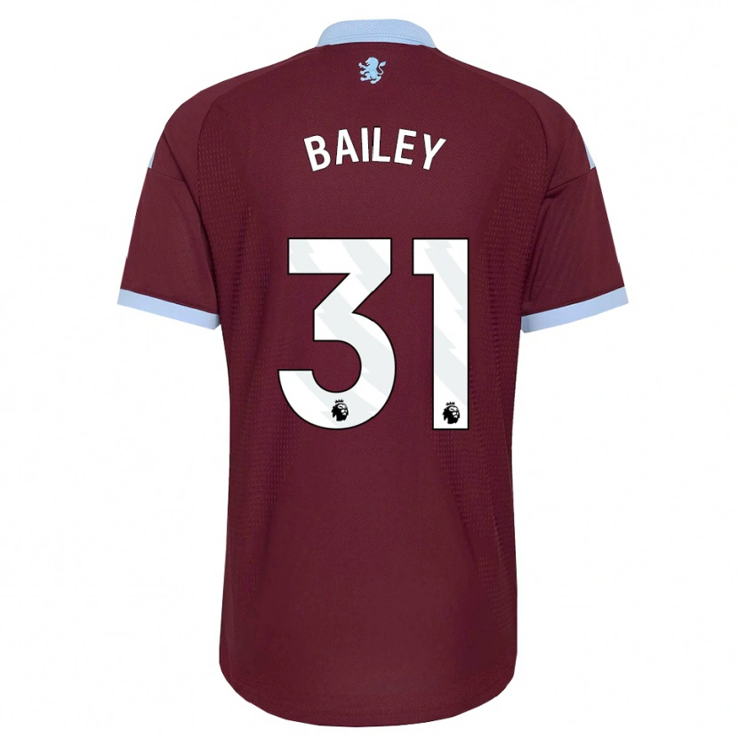 Danxen Dames Leon Bailey #31 Korenbloemblauw Bordeaux Thuisshirt Thuistenue 2026/27 T-Shirt