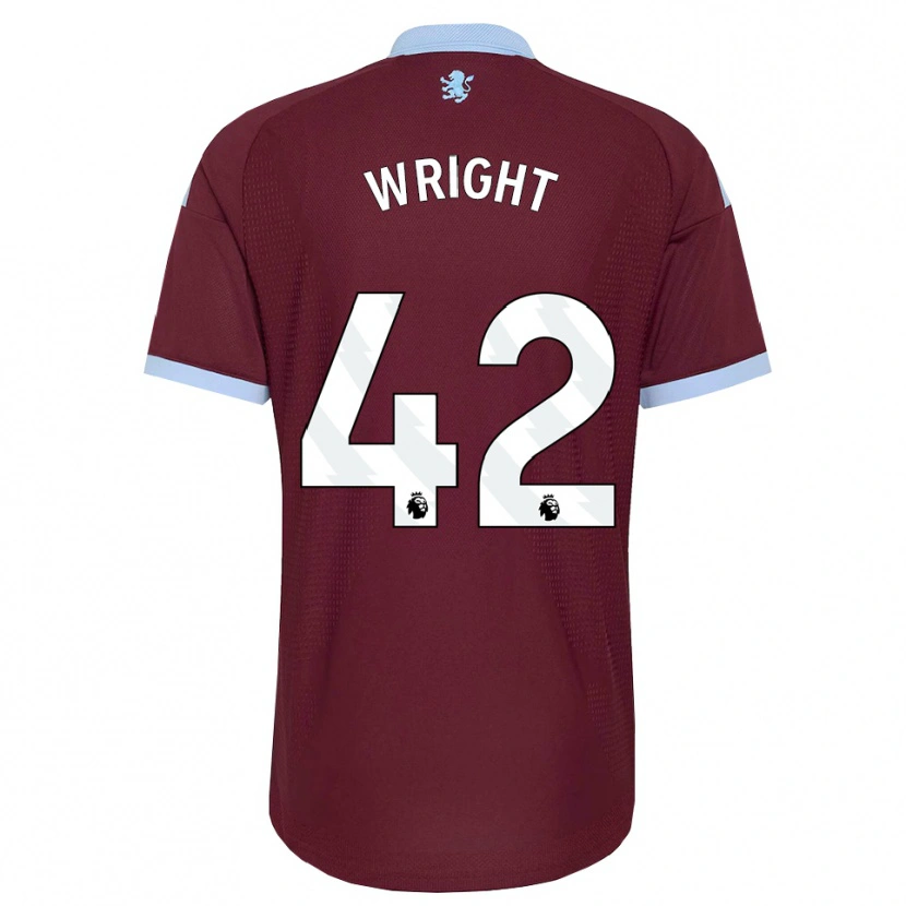 Danxen Dames James Wright #42 Korenbloemblauw Bordeaux Thuisshirt Thuistenue 2026/27 T-Shirt