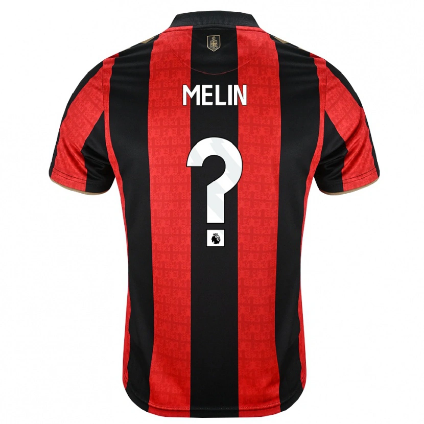 Danxen Dames Zach Melin #0 Goudgeel Rood Zwart Thuisshirt Thuistenue 2026/27 T-Shirt