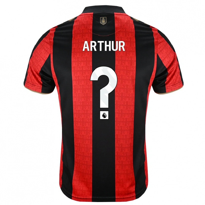 Danxen Dames Kelvin Arthur #0 Goudgeel Rood Zwart Thuisshirt Thuistenue 2026/27 T-Shirt