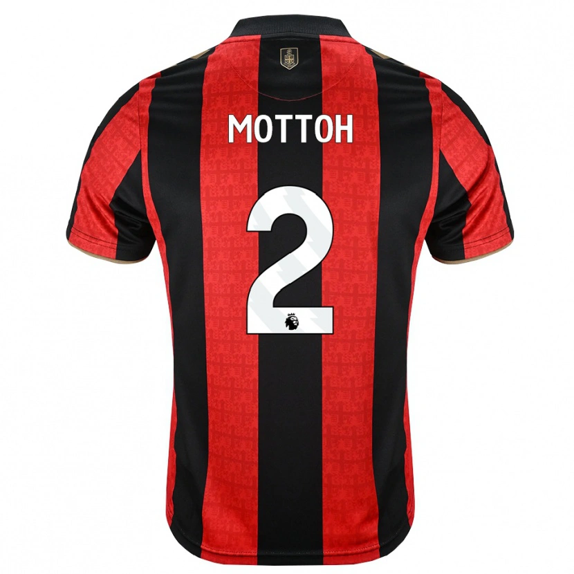 Danxen Dames Koby Mottoh #2 Goudgeel Rood Zwart Thuisshirt Thuistenue 2026/27 T-Shirt
