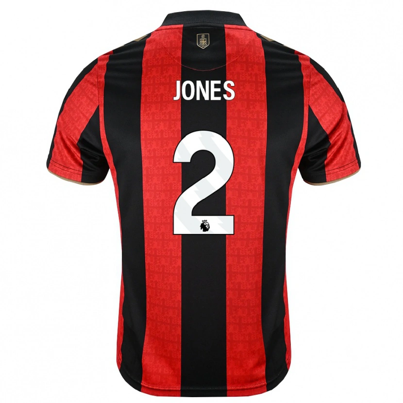 Danxen Dames Abby Jones #2 Goudgeel Rood Zwart Thuisshirt Thuistenue 2026/27 T-Shirt