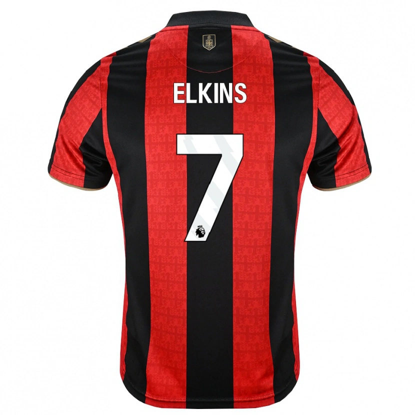 Danxen Dames Elle Elkins #7 Goudgeel Rood Zwart Thuisshirt Thuistenue 2026/27 T-Shirt