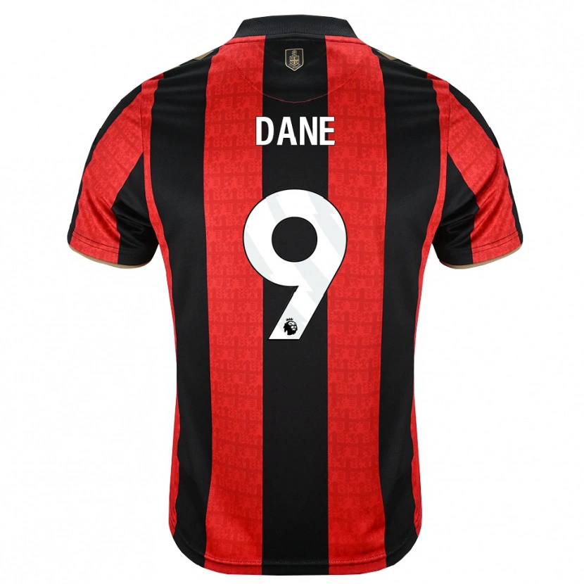 Danxen Dames Mingo Dane #9 Goudgeel Rood Zwart Thuisshirt Thuistenue 2026/27 T-Shirt