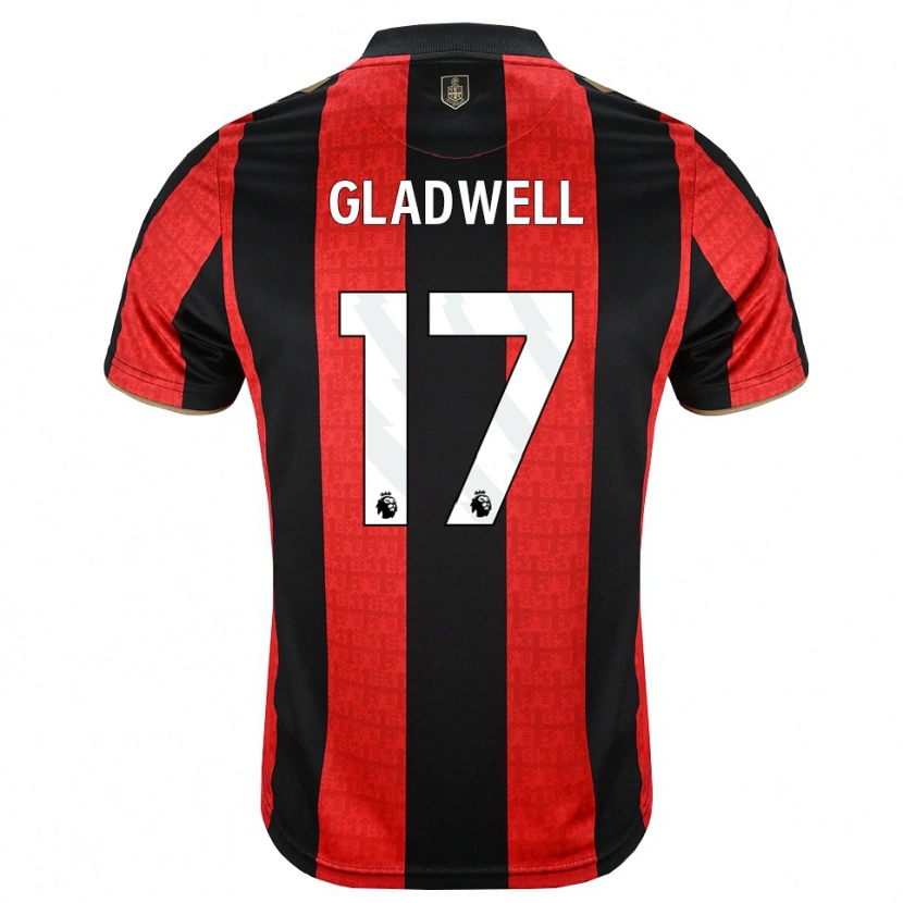 Danxen Dames Molly Gladwell #17 Goudgeel Rood Zwart Thuisshirt Thuistenue 2026/27 T-Shirt
