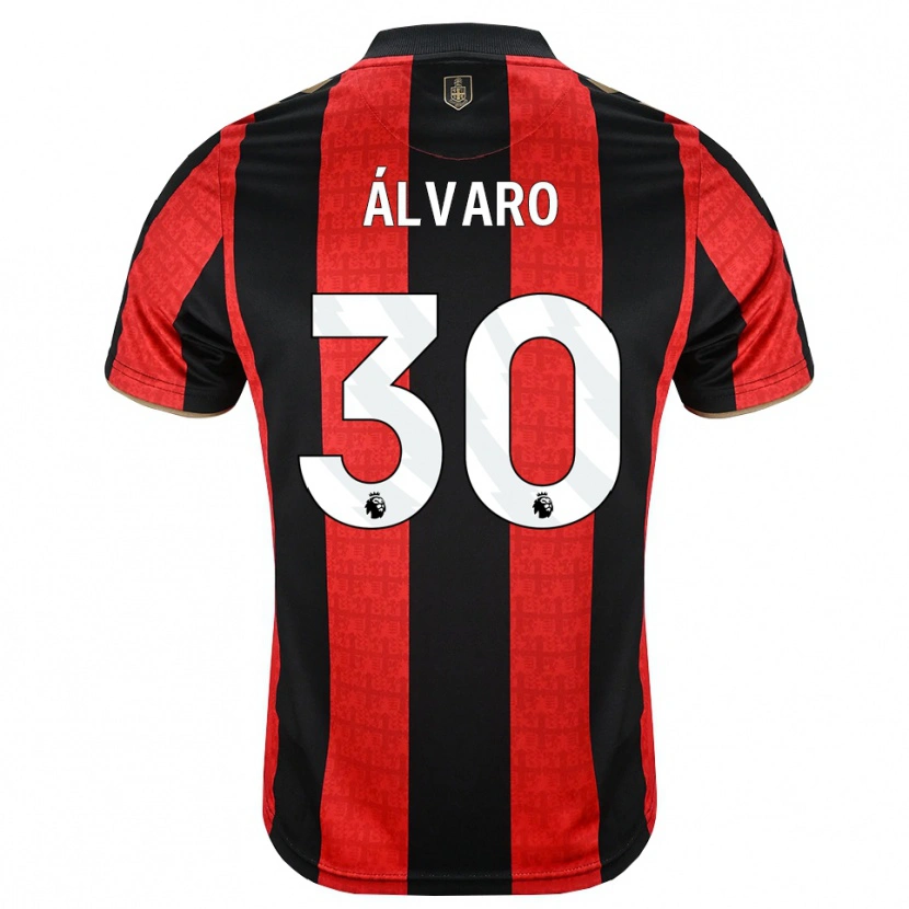 Danxen Dames Álvaro Rodríguez #30 Goudgeel Rood Zwart Thuisshirt Thuistenue 2026/27 T-Shirt