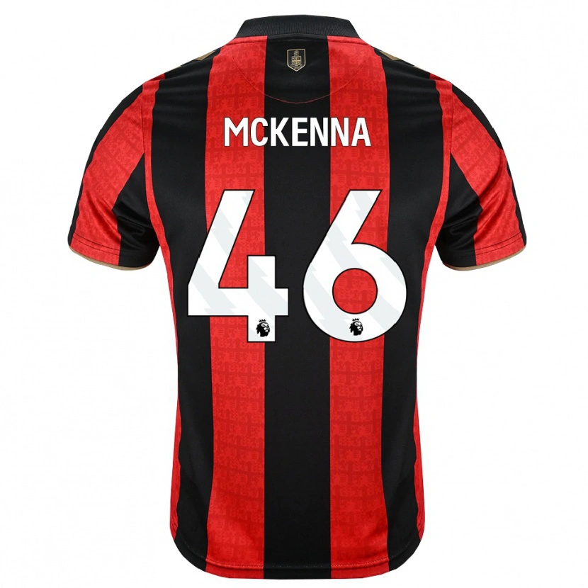 Danxen Dames Callan Mckenna #46 Goudgeel Rood Zwart Thuisshirt Thuistenue 2026/27 T-Shirt