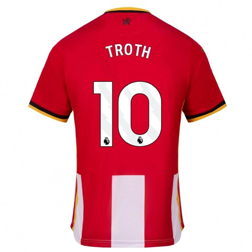 Danxen Dames Sophie Troth #10 Geel Zwart Rood Thuisshirt Thuistenue 2026/27 T-Shirt