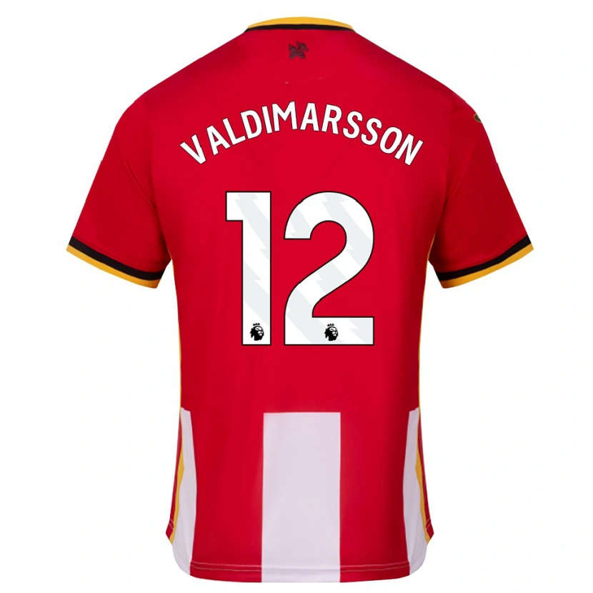 Danxen Dames Hákon Valdimarsson #12 Geel Zwart Rood Thuisshirt Thuistenue 2026/27 T-Shirt