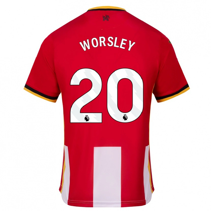 Danxen Dames Freya Worsley #20 Geel Zwart Rood Thuisshirt Thuistenue 2026/27 T-Shirt