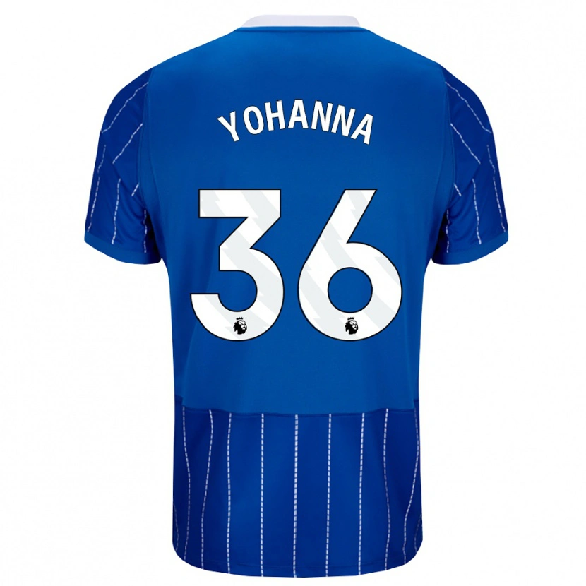 Danxen Dames Zadok Yohanna #36 Mediumblauw Wit Thuisshirt Thuistenue 2026/27 T-Shirt