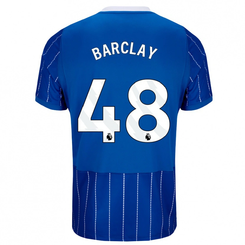 Danxen Dames Ben Barclay #48 Mediumblauw Wit Thuisshirt Thuistenue 2026/27 T-Shirt