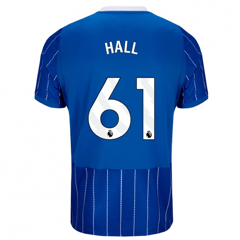 Danxen Dames Steven Hall #61 Mediumblauw Wit Thuisshirt Thuistenue 2026/27 T-Shirt