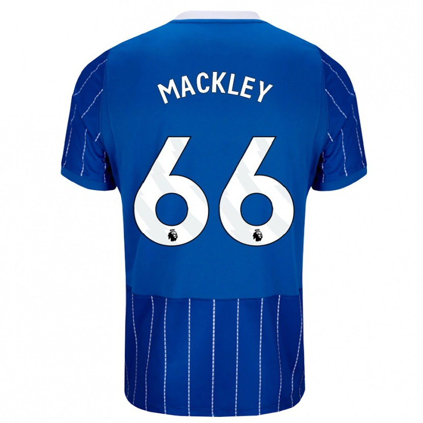 Danxen Dames Callum Mackley #66 Mediumblauw Wit Thuisshirt Thuistenue 2026/27 T-Shirt