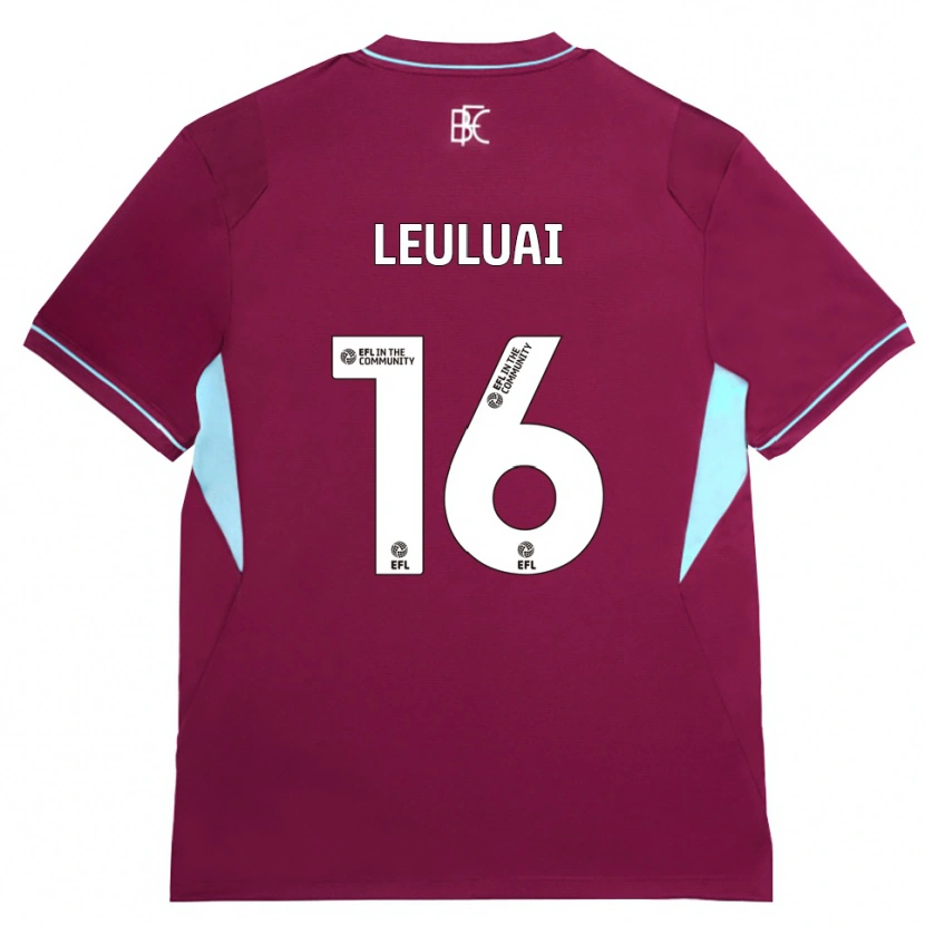 Danxen Dames Marley Leuluai #16 Bordeaux Groen Thuisshirt Thuistenue 2026/27 T-Shirt