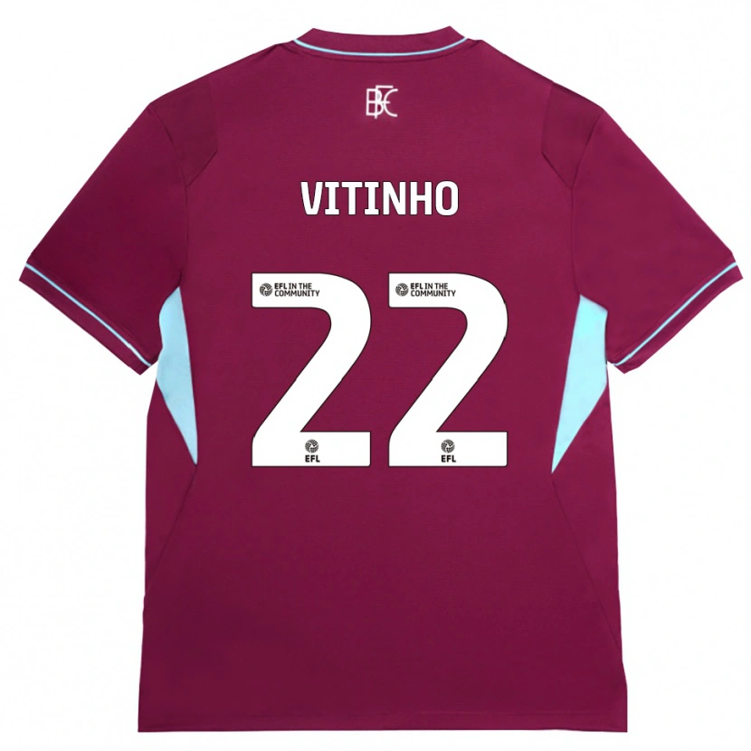 Danxen Dames Vitinho #22 Bordeaux Groen Thuisshirt Thuistenue 2026/27 T-Shirt