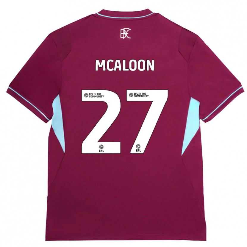Danxen Dames Naoisha Mcaloon #27 Bordeaux Groen Thuisshirt Thuistenue 2026/27 T-Shirt