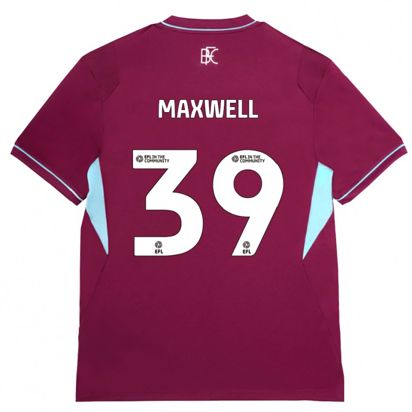 Danxen Dames Danielle Maxwell #39 Bordeaux Groen Thuisshirt Thuistenue 2026/27 T-Shirt