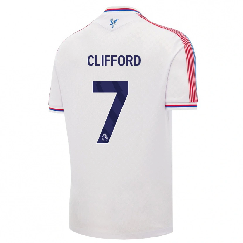 Danxen Dames Charley Clifford #7 Wit Rood Blauw Thuisshirt Thuistenue 2026/27 T-Shirt